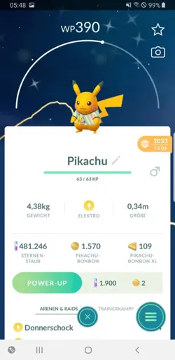 Pokemon Go Shiny Pikachu - Pokemon Go Schillernd Pikachu - Image 1