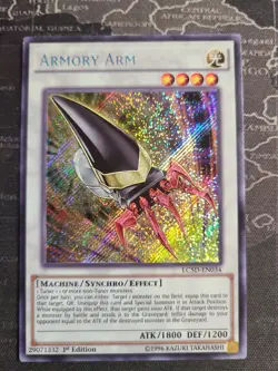 Armory Arm - LC5D-EN034 - Secret Rare - 1st Edition Yugioh - Image 1