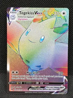 Togekiss Vmax 191/185 Vivid Voltage Full Art Secret Rainbow Rare 2020 Pokemon - Image 1