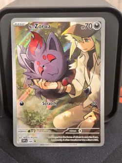 The Pokemon Company N's Zorua #189 Scarlet & Violet Promo Holo English - Image 1