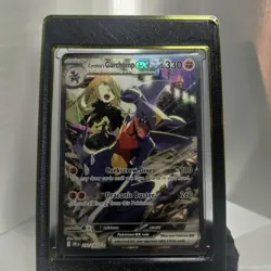 ☠☠ Pokemon Cynthia's Garchomp ex SIR 232/182 Sv10: Destined Rivals W/Case - Image 1