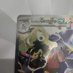 ☠☠ Pokemon Cynthia's Garchomp ex SIR 232/182 Sv10: Destined Rivals W/Case - Image 5