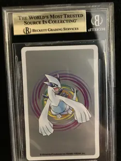 BGS 10 1999 Chikorita Lugia Back Pokemon Silver Poker Japanese PRISTINE #152 - Image 3