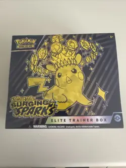 Pokemon Surging Sparks ETB Elite Trainer Box Sealed - Image 1