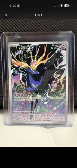 The Pokemon Company Meowth ex 121/088 Paldean Fates Ultra Rare Full Art Holo - Image 3