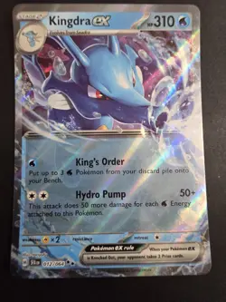 2024 POKEMON TCG KINGDRA EX 12 SCARLET & VIOLET SHROUDED FABLE DOUBLE RARE HOLO - Image 1