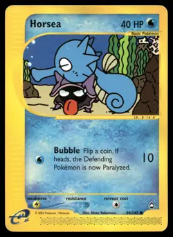 HORSEA 84/147 COMMON AQUAPOLIS POKEMON - Image 1