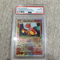 Nintendo Charmeleon 37/110 Legendary Collection 2002 Reverse Holo PSA 8 - Image 1