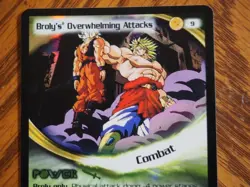 Dragonball Z CCG Buu Saga Broly's Overwhelming Attacks mint foil card - Image 2
