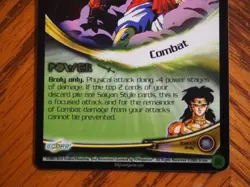 Dragonball Z CCG Buu Saga Broly's Overwhelming Attacks mint foil card - Image 3