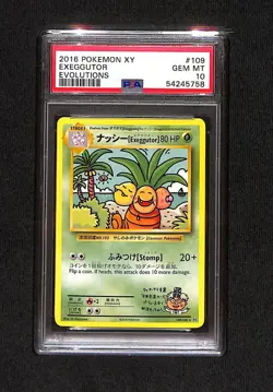Exeggutor #109 Pokemon Evolutions [PSA 10 MINT] - Image 1
