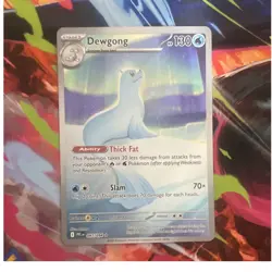 Pokemon TCG Dewgong 097/094 ME02 Phantasmal Flames Illustration Rare Holo EN - Image 1