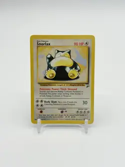 1999-2000 Pokemon Snorlax 30/130 Base Set 2 Non-Holo Rare Vintage WOTC - Image 1