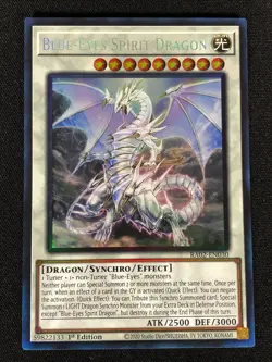 Yugioh Blue-Eyes Spirit Dragon RA02-EN030 1st Ultimate (NM) - Image 1