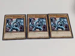 3x Common Blue-Eyes White Dragon Yugioh! White Destiny SDWD - EN001 - Image 1