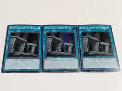 3x Super Rare Preparation of Rites Yugioh! Rarity Collection 2 - Image 1