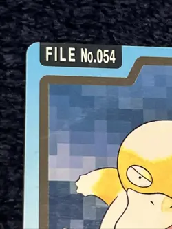 Psyduck File No. 054 Bandai Pocket Monsters Carddass Cards Vintage Pokemon TCG - Image 2