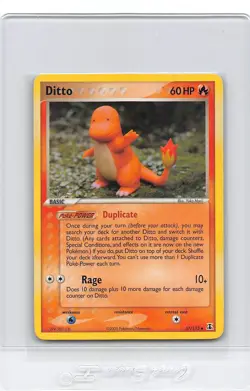 DITTO 37/113 (CHARMANDER) - NON-HOLO - Delta Species - 2005 POKMEON CARD - NM - Image 1
