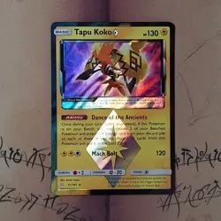 Tapu Koko Prism Star 51/181 Team Up Holo NM Pokemon Card English - Image 1