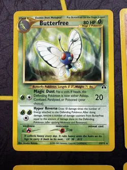 Pokemon TCG Neo Discovery Card Lot WOTC - Tyrogue, Houndour, Hitmontop LP/MP - Image 2