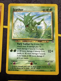 Pokemon TCG Neo Discovery Card Lot WOTC - Tyrogue, Houndour, Hitmontop LP/MP - Image 4