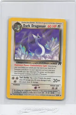 DARK DRAGONAIR 33/82 - UNCOMMON - Team Rocket - VINTAGE WOTC Pokemon Card - MP - Image 1