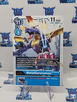 Digimon Card Game MetalGarurumon BT5-031 R NM - Image 1