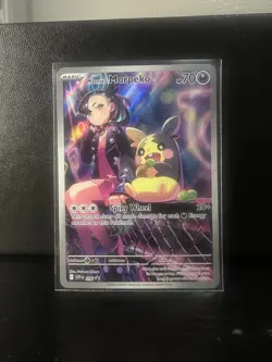 Pokemon TCG Marnie's Morpeko 206 Scarlet & Violet Promo Card Holo NM Condition - Image 1