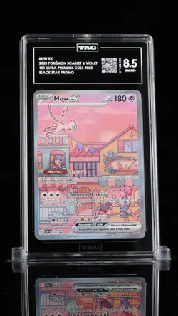 Mew ex 053 Sv: Scarlet & Violet Promo Cards Holo - TAG NM MT+ 8.5 - Image 3
