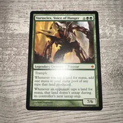 MTG-Vorinclex, Voice Of Hunger-New Phyrexia- NM Ex Cond-MAGIC CARD - Image 1