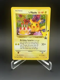 Birthday Pikachu 24/53 Holo Rare 25th Celebrations Classic - Pokemon Card - NM 3 - Image 1
