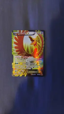 Ho-Oh EX Full Art Holo Rare Card 121/122 XY Breakpoint LP - Image 1