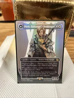 Dion, Bahamut's Dominant (Borderless) Final Fantasy Foil - Image 1