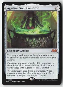 MTG - Agatha's Soul Cauldron M Wilds of Eldraine 242 LP-NM - Image 1