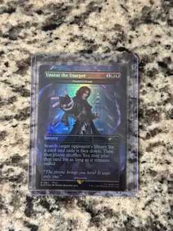 1x Unseat the Usurper - Praetor's Grasp, Foil Secret Lair Final Fantasy Magic NM - Image 1