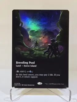 MTG Breeding Pool Borderless Foil Edge of Eternities 278 EOE - Image 1