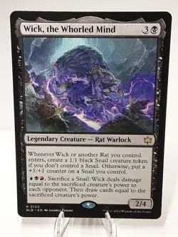 MTG - Bloomburrow - Wick, the Whorled Mind - #0120 - Near Mint - Image 1
