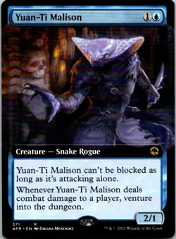 Yuan-Ti Malison Extended Art Adventures In The Forgotten Realms NM - Image 1