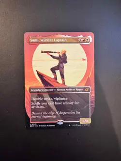 Sami, Wildcat Captain Edge of Eternities Borderless Mythic Rare - Image 1