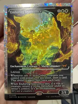 Enduring Innocence, Duskmourn: House of Horror MTG Showcase Fracture Foil - Image 1