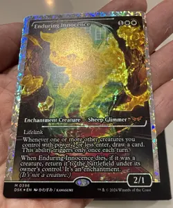 Enduring Innocence, Duskmourn: House of Horror MTG Showcase Fracture Foil - Image 3