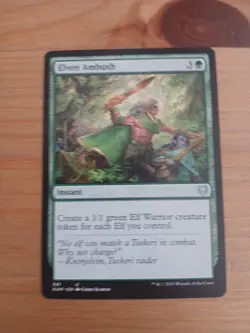 Magic The Gathering Elven Ambush Kaldheim Uncommon NM 2021 - Image 1