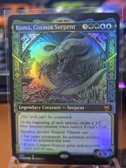 Koma, Cosmos Serpent (Showcase) Kaldheim Foil - Image 1