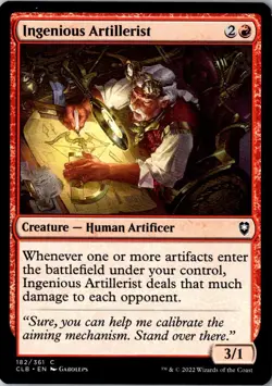 INGENIOUS ARTILLERIST 182 COMMANDER LEGENDS: BATTLE FOR BALDUR'S GATE MTG LP - Image 1