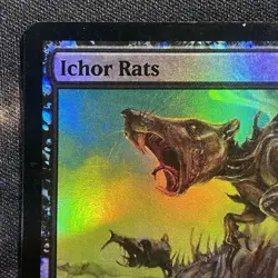 Magic the Gathering Magic Scars of Mirrodin X1 Ichor Rats Foil Mtg - Image 2