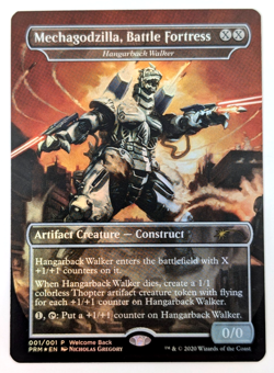Mechagodzilla Battle Fortress - Hangarback Walker Welcome Back Foil Promo NM - Image 1