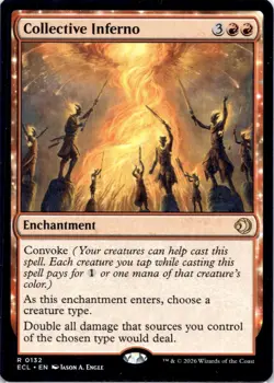 Collective Inferno ECL #132 Rare Lorwyn Eclipsed Magic: The Gathering Near Mint - Image 1