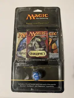 Vintage MTG Ravnica Guildpact Dissension Sealed 3-Pack Blister WOTC See Pics. - Image 1