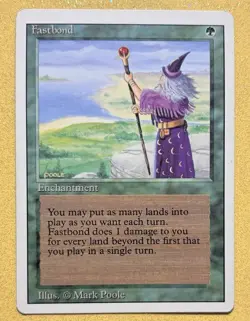 MTG - Fastbond - Revised - NM (1994) - Image 1