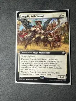Angelic Sell-Sword Extended Art - OTC Commander - Angel Mercenary - Image 1